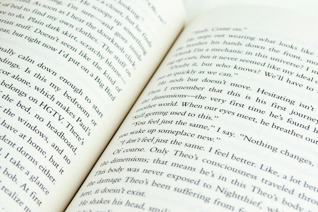 open mystery novel