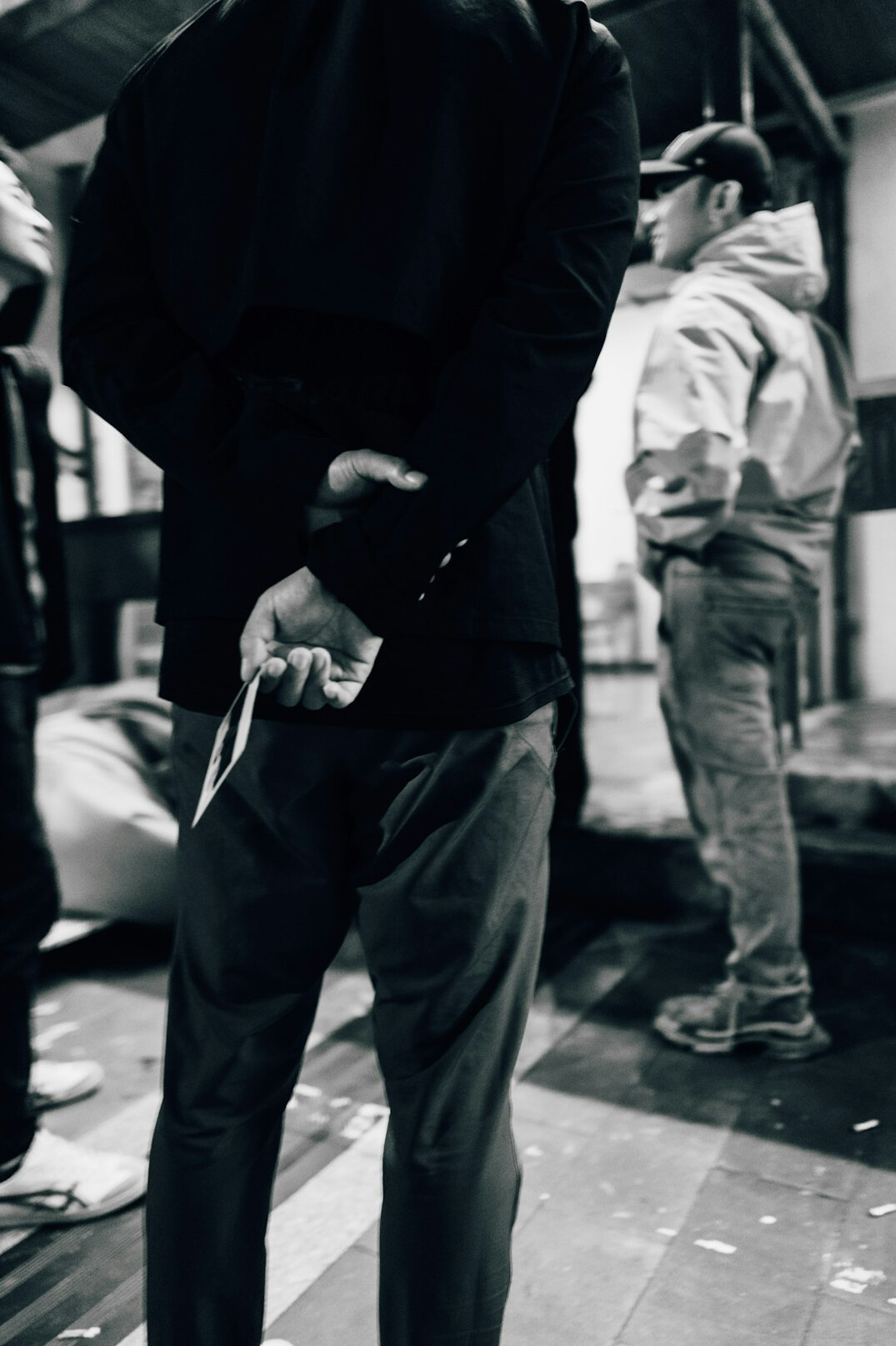 detective investigating scene