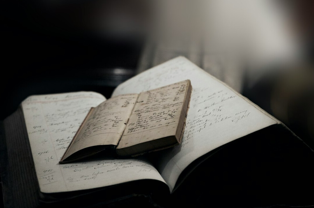 old book with clues